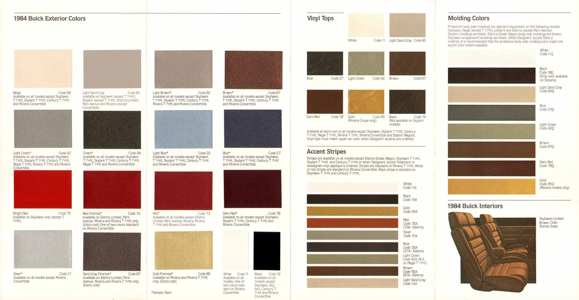 1984 Buick Exterior Colors Chart 1984-buick-exterior-colors-chart